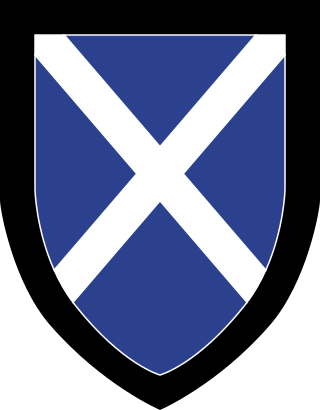 Coat of arms (crest) of 52nd (Lowland) Infantry Division, British Army