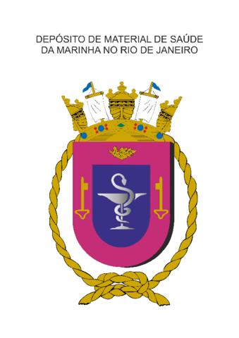 Coat of arms (crest) of the Sanitary Material Depot of Rio de Janeiro, Brasilian Navy