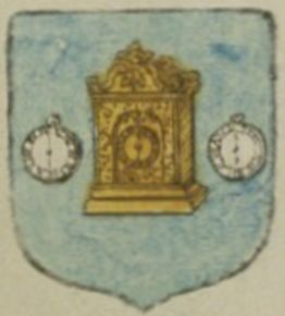 Arms (crest) of Clockmakers in Paris