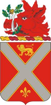 Arms of 118th Field Artillery Regiment, Georgia Army National Guard