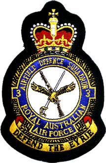 Coat of arms (crest) of the No 3 Airfield Defence Squadron, Royal Australian Air Force