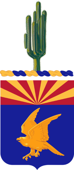 Coat of arms (crest) of the 285th Aviation Regiment, Arizona Army National Guard
