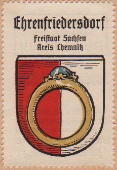 Wappen von Ehrenfriedersdorf/Coat of arms (crest) of Ehrenfriedersdorf