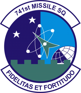 Coat of arms (crest) of the 741st Missile Squadron, US Air Force