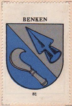 Wappen von/Blason de Benken (Zürich)