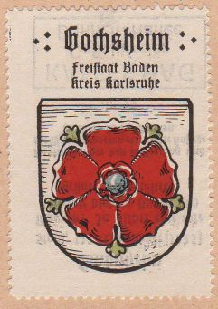 Wappen von Gochsheim (Kraichtal)/Coat of arms (crest) of Gochsheim (Kraichtal)