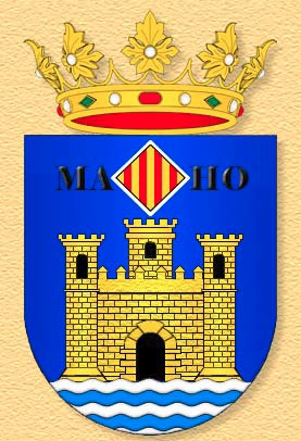 Coat of arms (crest) of the Infantry Regiment Mahón No 46 (old), Spanish Army