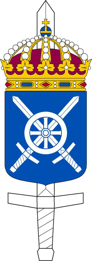 Coat of arms (crest) of the The Train Regiment, Swedish Army