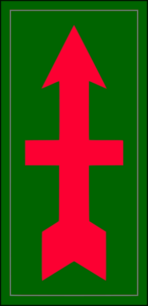Arms of 32nd Infantry Division Red Arrow , USA