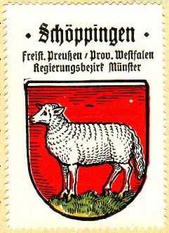 Wappen von Schöppingen/Coat of arms (crest) of Schöppingen