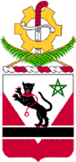 Coat of arms (crest) of the 16th Engineer Battalion, US Army
