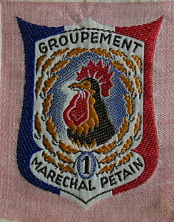 Arms of Groupement No 1 Marechal Pétain, CJF