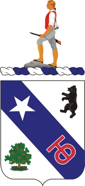 Coat of arms (crest) of 360th (Infantry) Regiment, US Army
