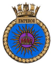 Coat of arms (crest) of the HMS Emperor, Royal Navy
