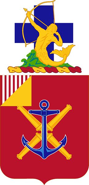 Coat of arms (crest) of the 10th Coast Artillery Regiment, US Army