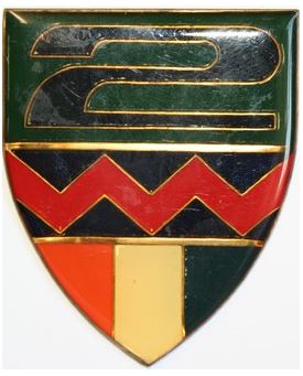 Coat of arms (crest) of the 2nd South African Infantry Battalion, South African Army