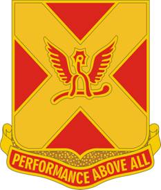 Arms of 84th Field Artillery Regiment, US Army