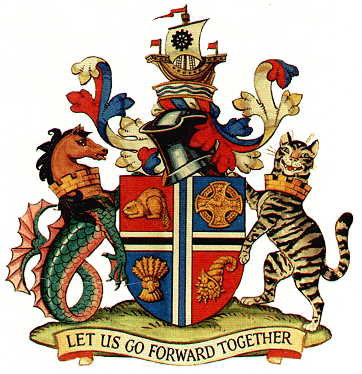 Arms (crest) of Ellesmere Port and Neston