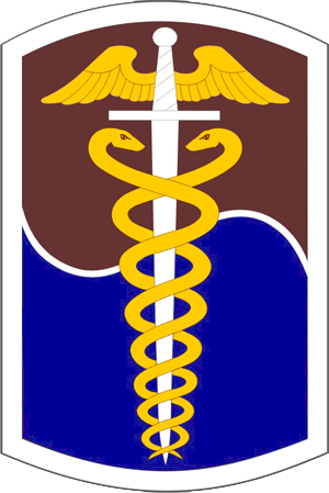 Coat of arms (crest) of 65th Medical Brigade, US Army