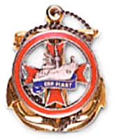 Coat of arms (crest) of the ORP Piast, Polish Navy
