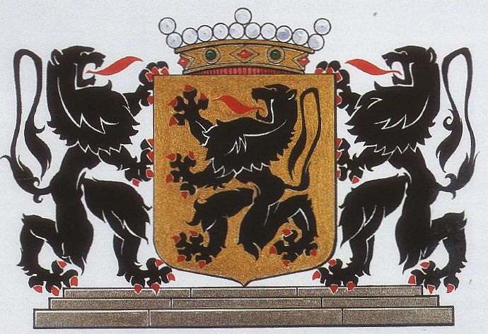 Wapen van Oost-Vlaanderen/Coat of arms (crest) of Oost-Vlaanderen