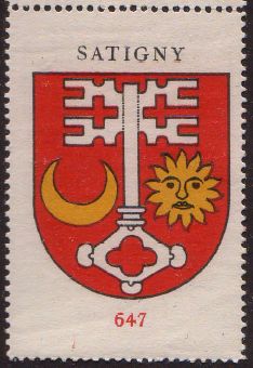 Wappen von/Blason de Satigny
