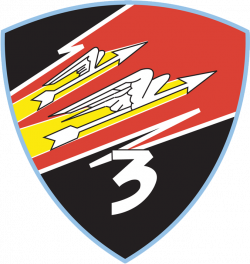 Coat of arms (crest) of the Air Squadron 3, Indonesian Air Force
