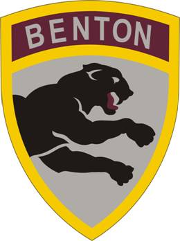 Coat of arms (crest) of Benton Senior High School Junior Reserve Officer Training Corps, US Army