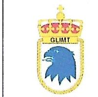 Coat of arms (crest) of the Fast Missile Boat KNM Glimt, Norwegian Navy