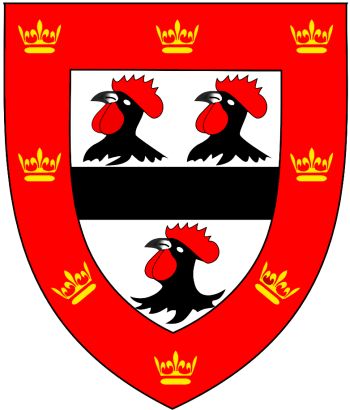 Arms (crest) of Jesus College (Cambridge University)