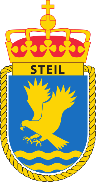 Coat of arms (crest) of the Fast Missile Boat KNM Steil, Norwegian Navy