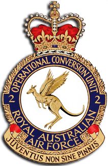 Coat of arms (crest) of the No 2 Operational Conversion Unit, Royal Australian Air Force