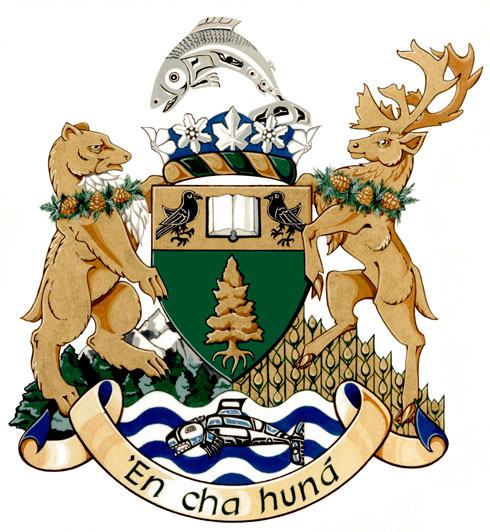 Arms of University of Northern British Columbia