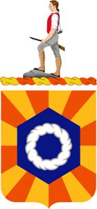 Coat of arms (crest) of 457th Chemical Battalion, US Army