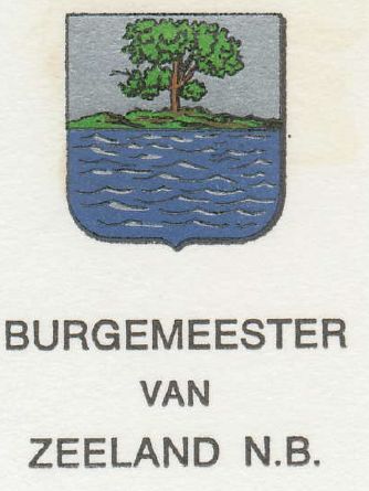 Wapen van Zeeland (Noord-Brabant)/Coat of arms (crest) of Zeeland (Noord-Brabant)