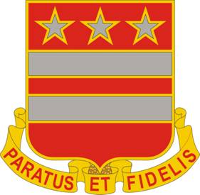 Arms of 258th Field Artillery Regiment, New York Army National Guard