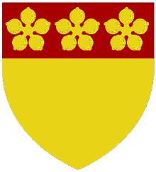 Arms (crest) of Hugh Bellot