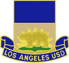 Coat of arms (crest) of Benjamin Franklin High School Junior Reserve Officer Training Corps, Los Angeles Unified School District, US Army