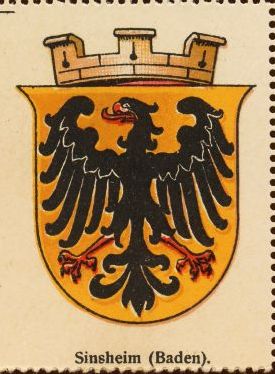 Wappen von Sinsheim/Coat of arms (crest) of Sinsheim
