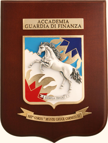 Coat of arms (crest) of Course 107 Monte Croce Garnico III, Academy of the Financial Guard