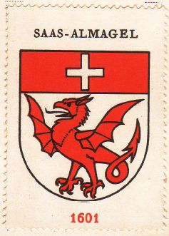 Wappen von/Blason de Saas-Almagell