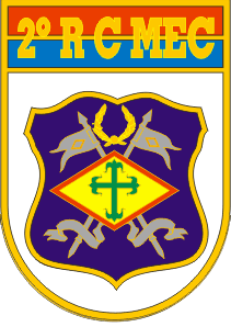 Coat of arms (crest) of the 2nd Mechanized Cavalry Regiment, Brazilian Army