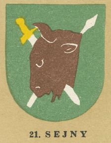 Coat of arms (crest) of Sejny