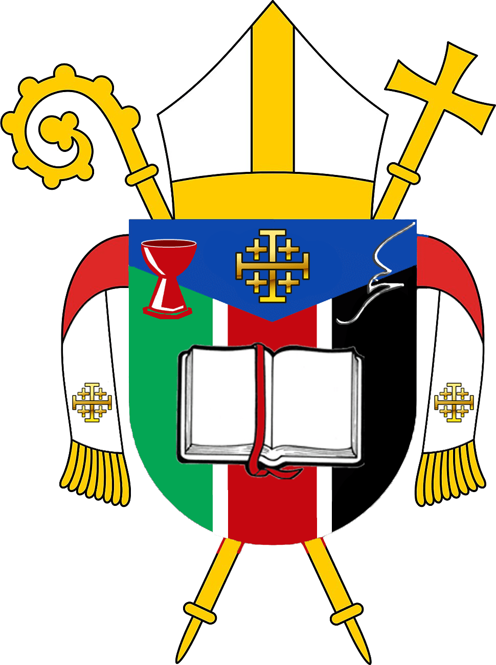 Arms (crest) of Diocese of South Sudan, Communion of Evangelical Episcopal Churches
