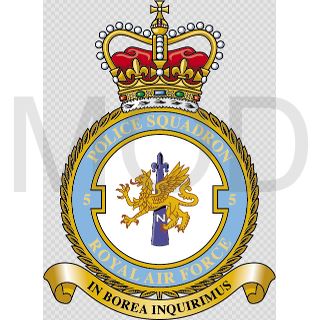 Coat of arms (crest) of No 5 Police Squadron, Royal Air Force