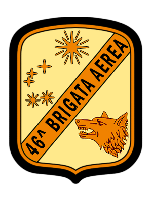 Coat of arms (crest) of the 46th Aerial Brigade Silvio Angelucci, Italian Air Force