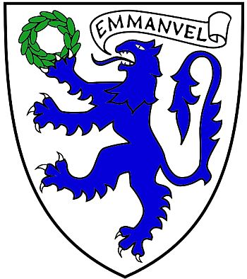 Arms (crest) of Emmanuel College (Cambridge University)