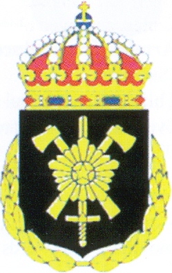 Coat of arms (crest) of the Engineer School, Swedish Army