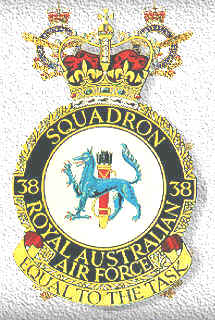 Coat of arms (crest) of the No 38 Squadron, Royal Australian Air Force