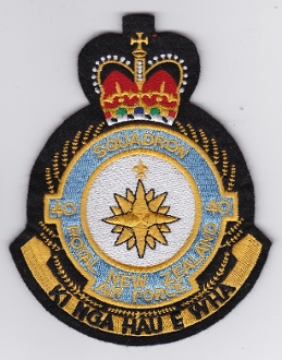 Coat of arms (crest) of the No 40 Squadron, RNZAF